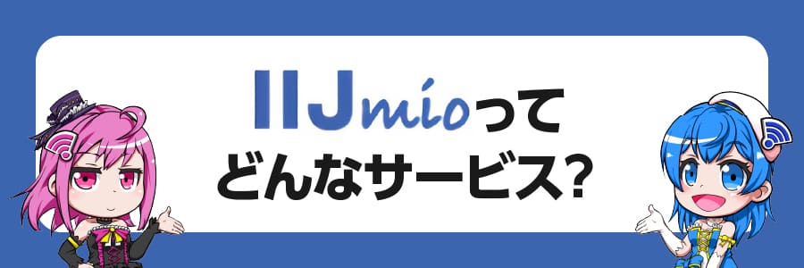 IIJmioってどんなサービス？どこの会社がやってるの？